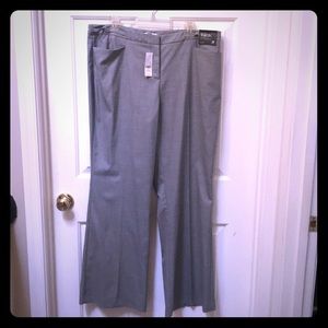 16. Gray wide leg pants. New York & Co